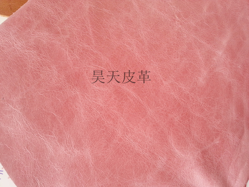厂家直销彩色马油皮料 意大利进口油蜡皮，足尺水染头层牛皮革